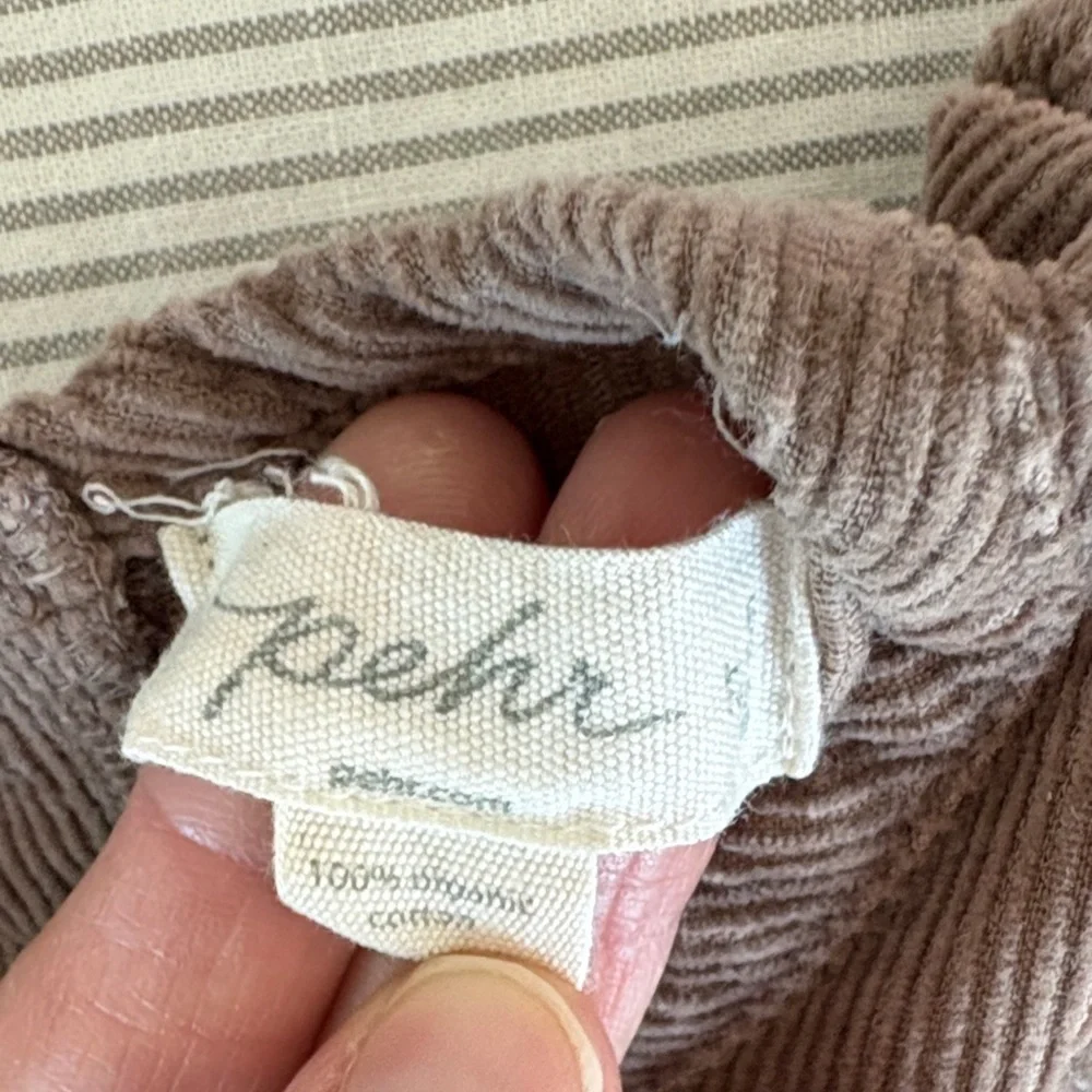Pehr Corduroy Smocked Dress in Portobello